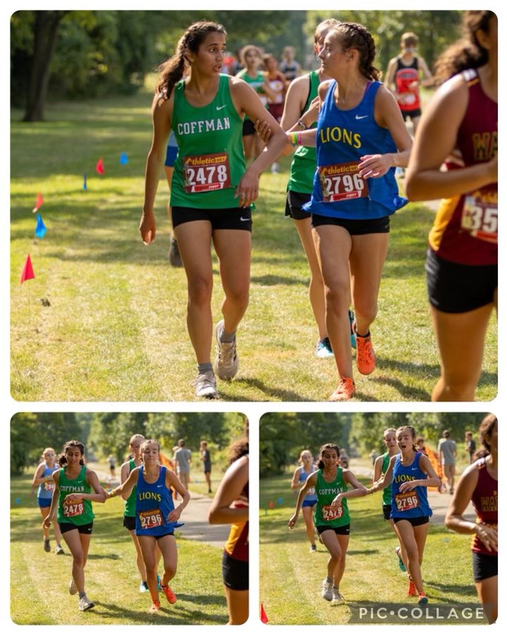 Dublin Coffman T&F / XC (@dchs_tfxc) on Twitter photo Gahanna athlete Kate Miller encouraging Coffman’s Mars Chhabra during yesterday’s Central Ohio XC Invite. Mars went on to finish the race in a lifetime PR.
Tremendous display of sportsmanship by <a href="/GLHS_Athletics/">Gahanna Lincoln Athletics</a> — we LOVE this part of XC and sport!!! #athletesHelpingAthletes Gahanna athlete Kate Miller encouraging Coffman’s Mars Chhabra during yesterday’s Central Ohio XC Invite. Mars went on to finish the race in a lifetime PR.
Tremendous display of sportsmanship by <a href="/GLHS_Athletics/">Gahanna Lincoln Athletics</a> — we LOVE this part of XC and sport!!! #athletesHelpingAthletes