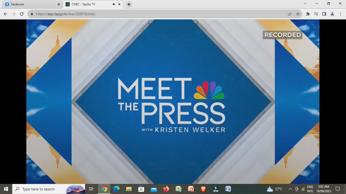 ATM #MeetThePress [Kristen Welker era] (Replays) on <CNBC ASIA>

#IfItsSunday 
#MTP
@CableBOSSPhil