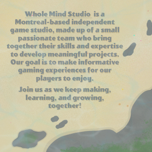 wholemindstudio's tweet photo. Almost forgot to introduce ourselves...

We are Whole Mind Studio! 🌊

Stay tuned for announcements about our upcoming project! 🎯

#indiegame #indiedev #gamedev #mtl #steven https://t.co/tq1b3gPvXD