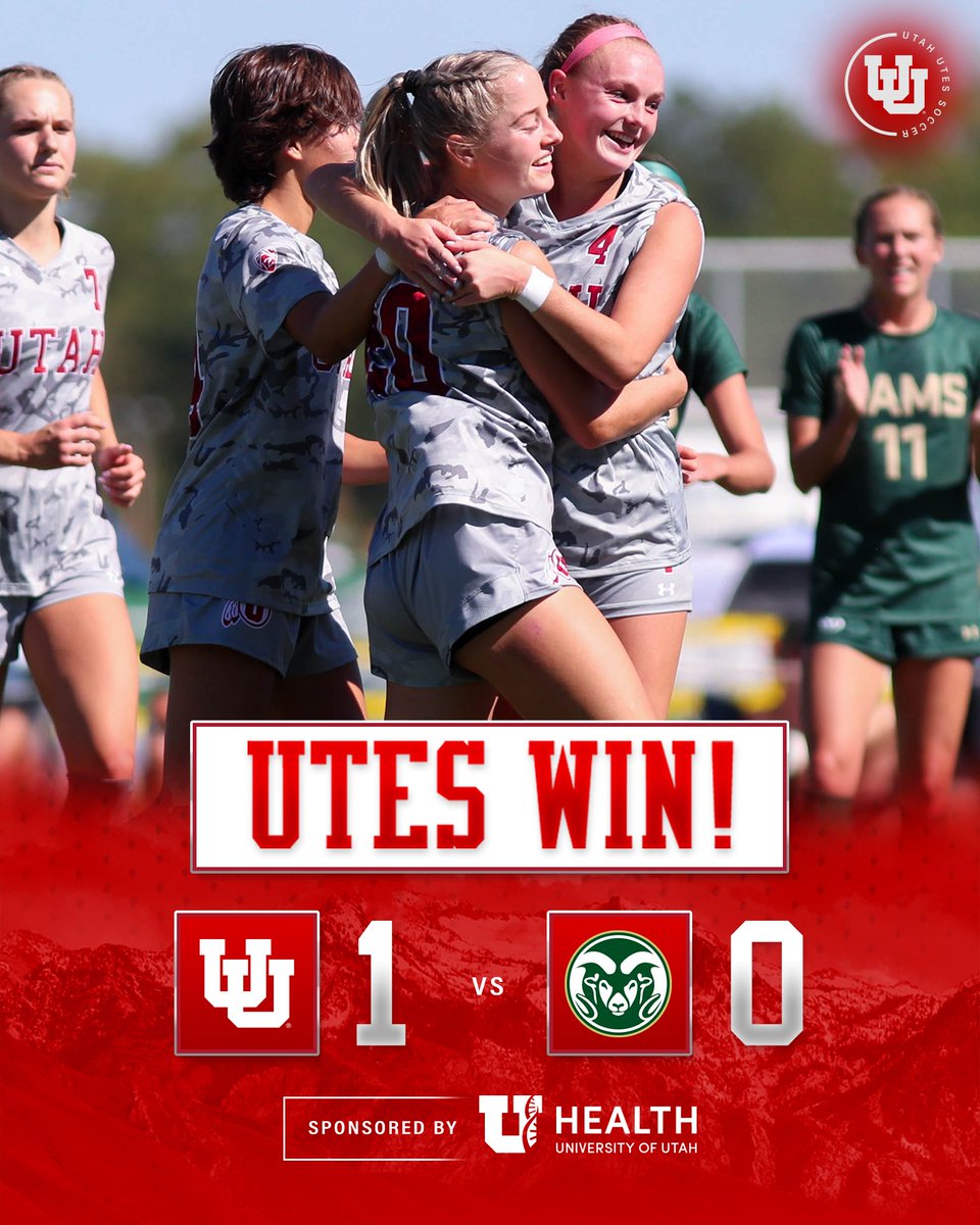 We got a Sunday dub!

Katie O’Kane’s goal and 11 combined saves from Evelyn Vitali and Kasey Wardle help the Utes leave Fort Collins with a win!

#GoUtes