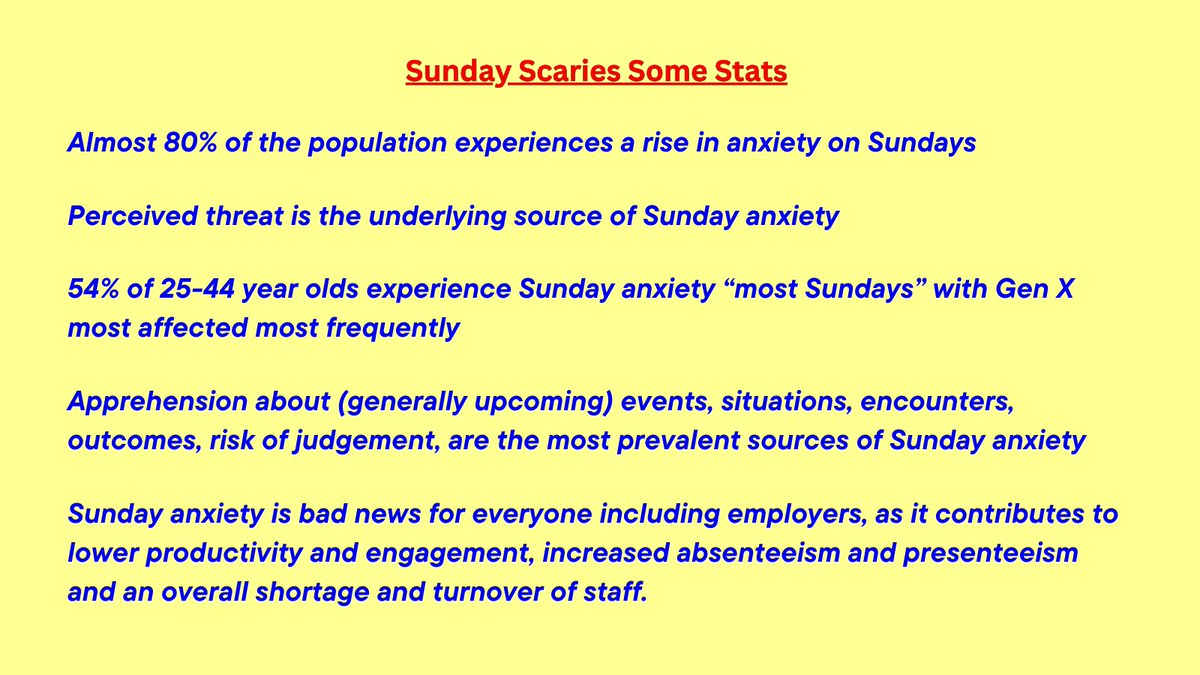 Arkle123's tweet photo. Manage Sunday anxiety better.
#teachers #stress #support #mentalhealth #education #wellbeing #ofsted #schools #educators #teachertwitter #EduTwitter #PastoralTwitter #sundayscaries #StressTips #anxiety #burnout #exhaustion #edchatEU #TechWeekIRL #edchatie #TeachersOfTwitter #k12 https://t.co/ux2UsX3tHZ