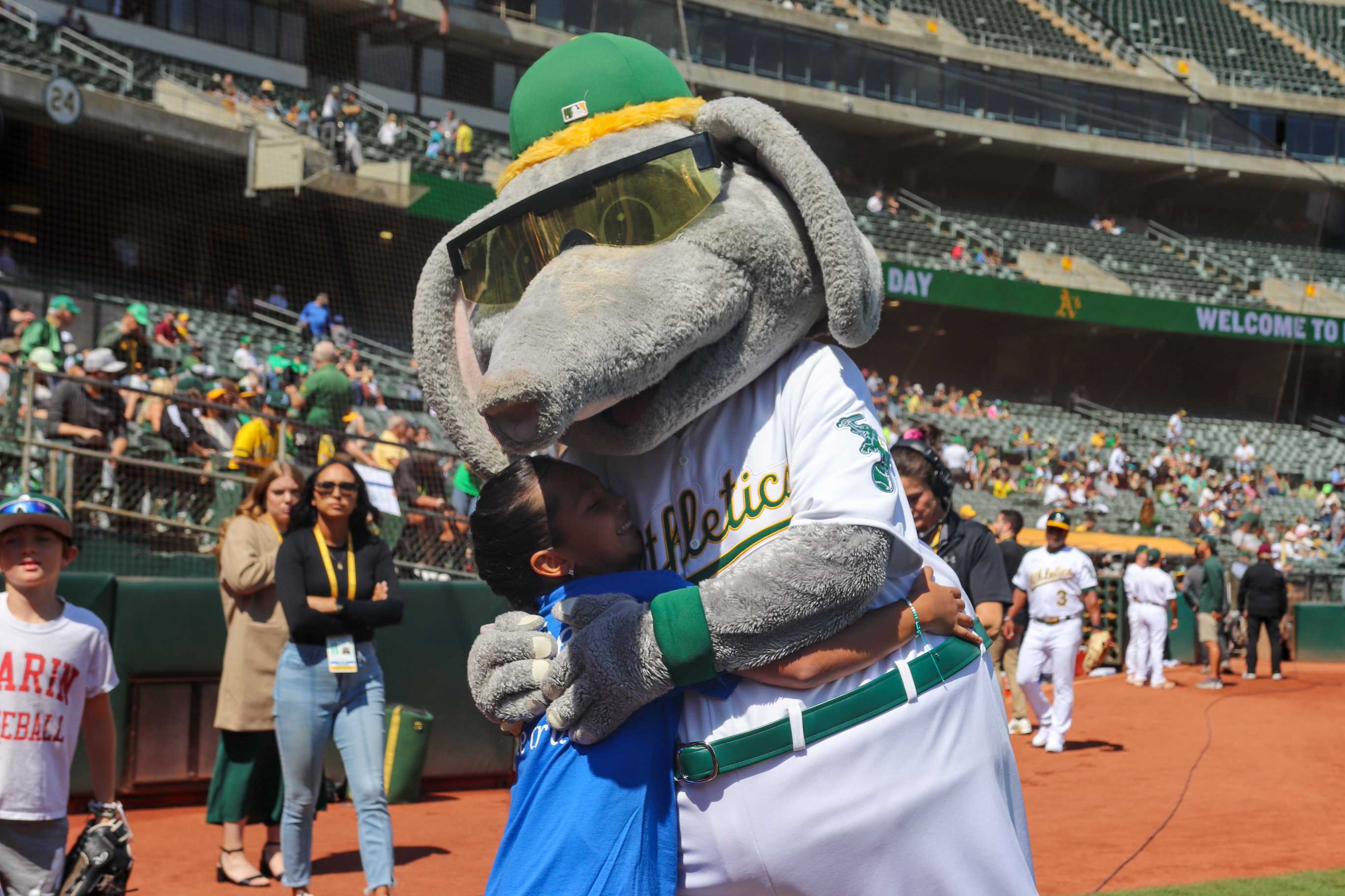 stomper a's mascot