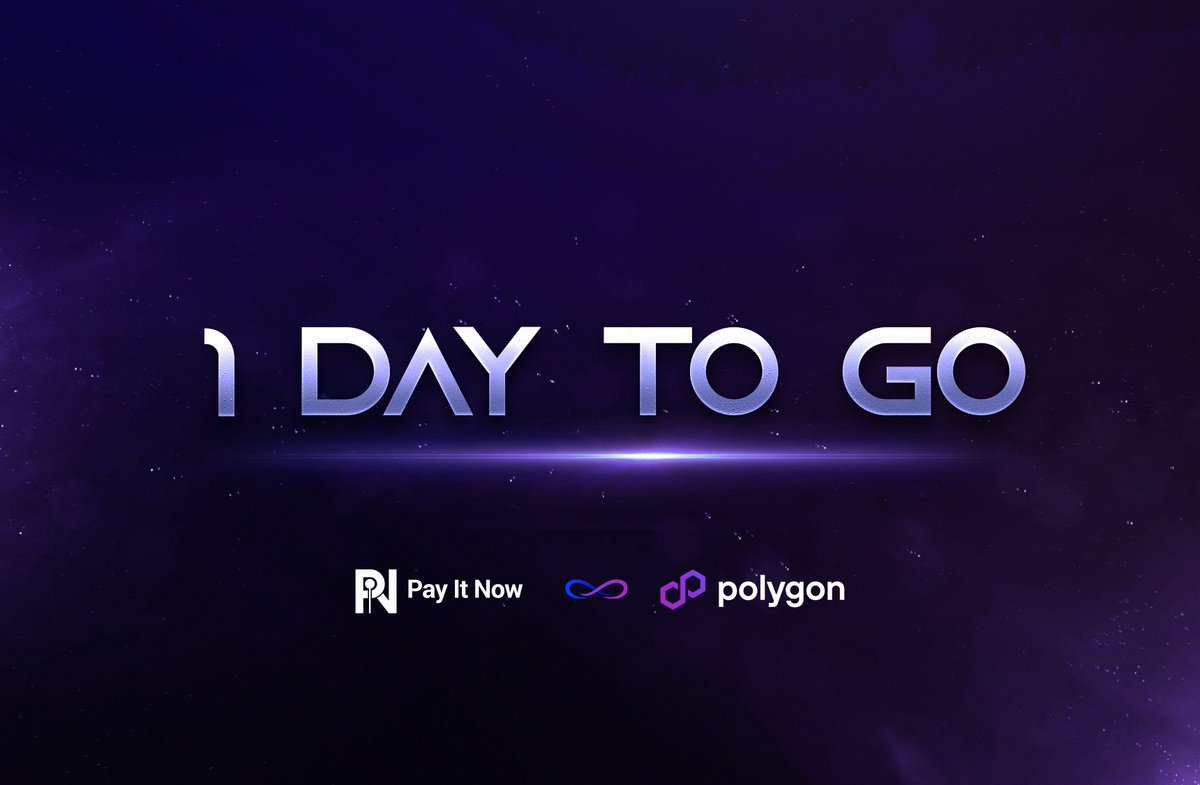 PayItNow_PIN's tweet photo. Who's excited? 1 Day until lift-off...🚀

Get ready, 👉https://t.co/8OiiVaMVuF

#polygon #payitnow #pinnetwork #migration #digitalpayments #blockchain #layer2 https://t.co/xY29NO3JBN