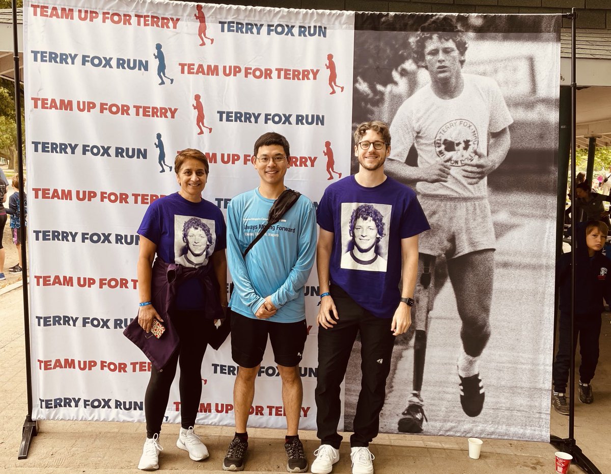 An awesome day for the Terry Fox run,  and so many families out with kids. MOMICs team folks ran at YYZ &amp; YVR