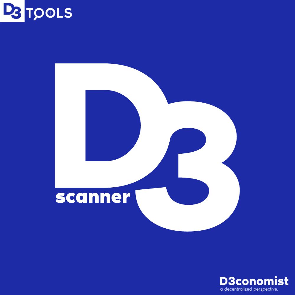 angelika_rx's tweet photo. @JesseLawhon1 @jamiekingston @SallyERC20 Good advice @JesseLawhon1

#D3Scanner is faster than others + provides those details you need to DYOR before you ape any new token

Oh, and it's FREE to use! 😎 https://t.co/4gQrXyylco