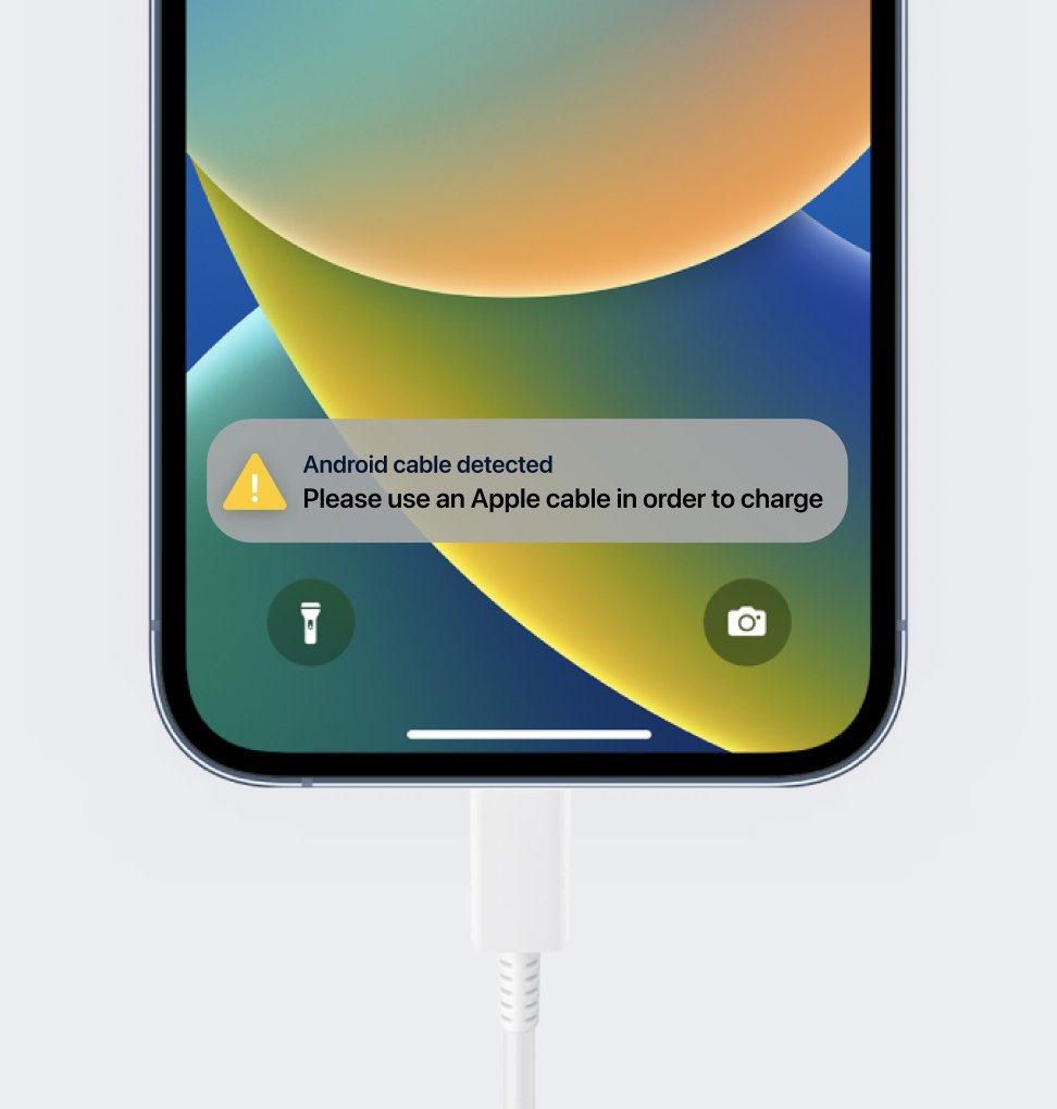 Android cable detected