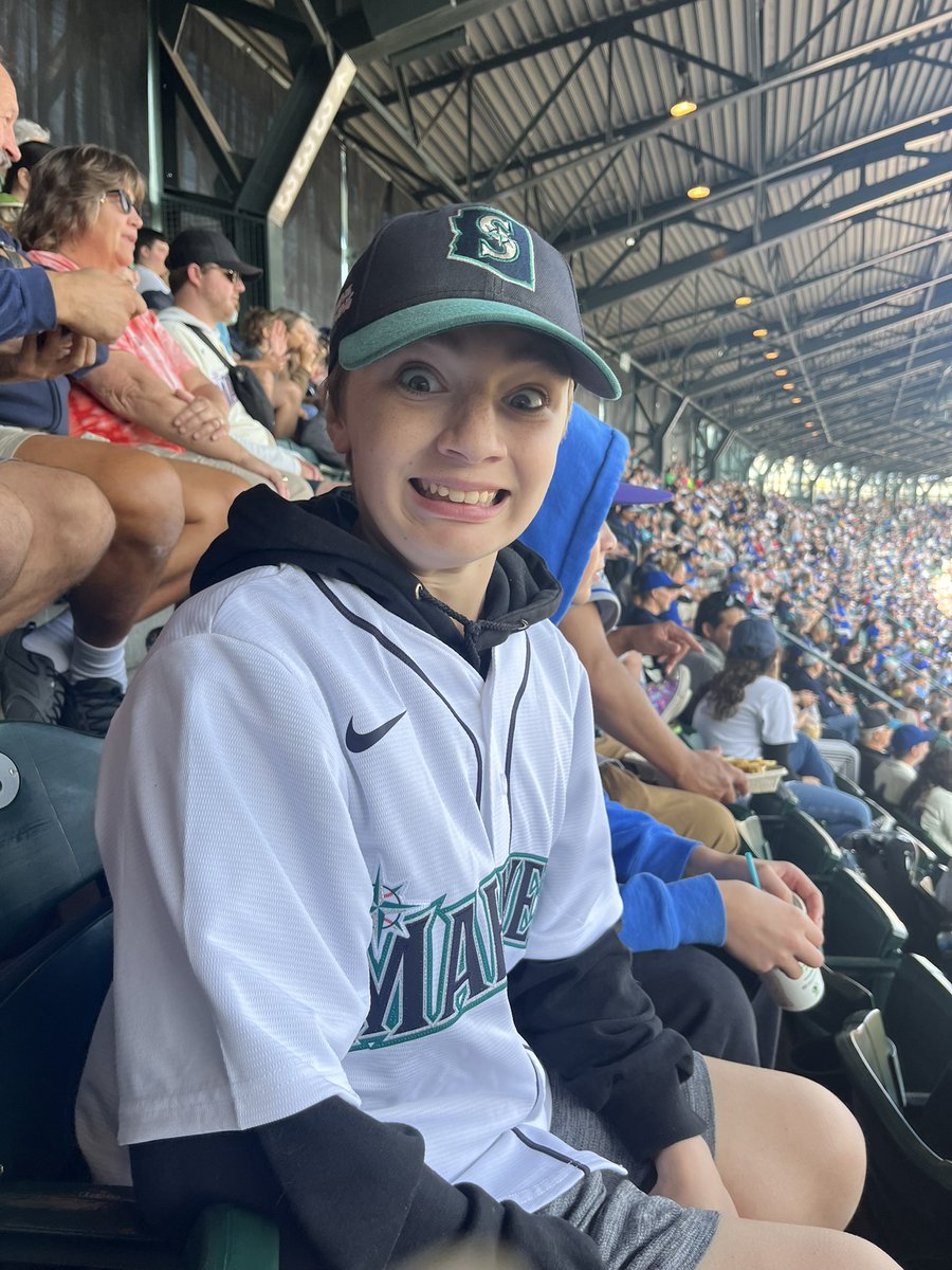 briarose710's tweet photo. Celebrating a 15th bday with a bday  Cal Raleigh Jersey! Go Mariners! #whereiroot  @Mariners https://t.co/Wgxsh1UYBY