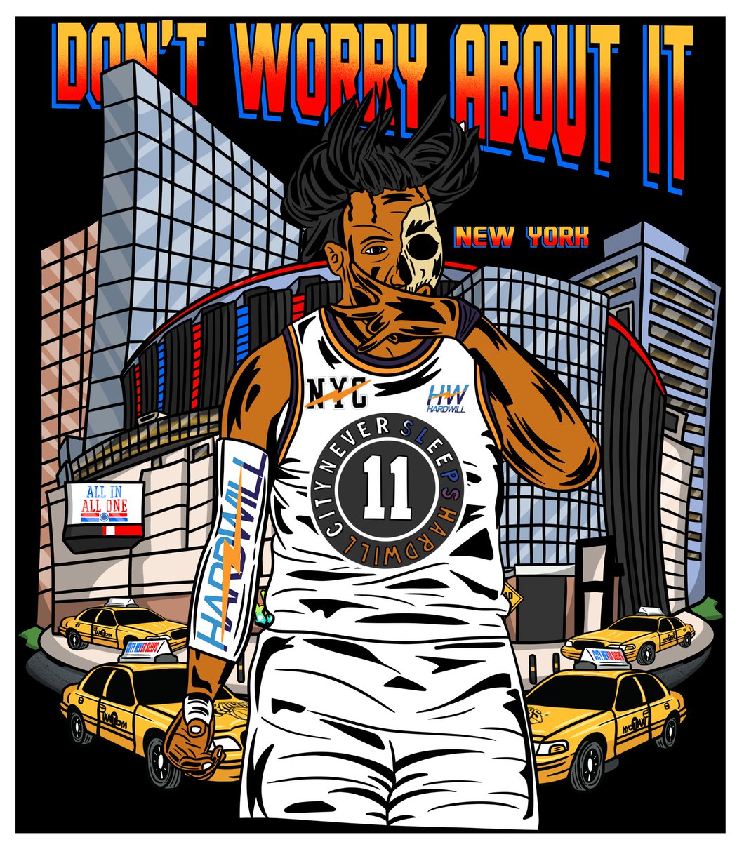 HardwillT's tweet photo. Brunson Don't Worry about it Tribute Hoody  by Hardwill #Hardwill #knicks #brunson https://t.co/VgQSqxAOPt