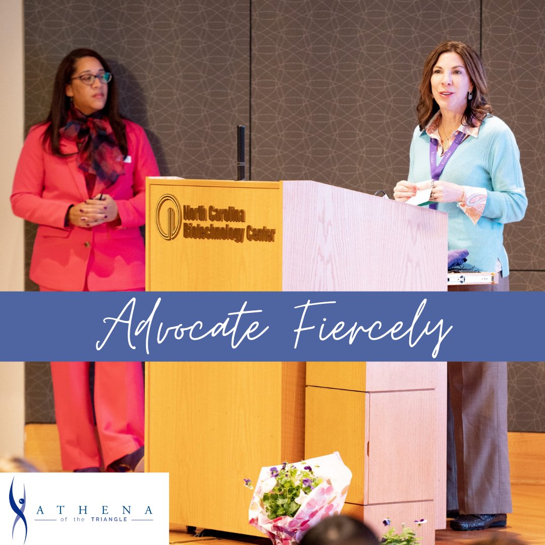 ⭐Advocate Fiercely⭐

“Don't just speak for yourself, Be who stands up for somebody else.” - Janna Cachola

#ATHENAoftheTriangle #WomeninLeadership #AdvocateFiercely