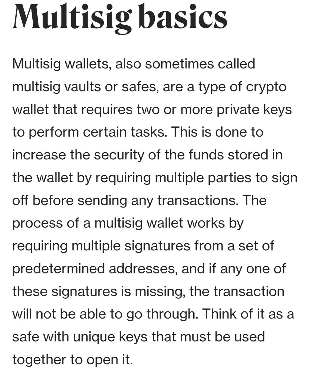 It's fundamental for #pawswap safety and fairness to have multisig wallets and KYC (dox) all the parties that are authorized and needed to execute transactions. Welcome to $paw for <a href="/framecommunity/"></a>.