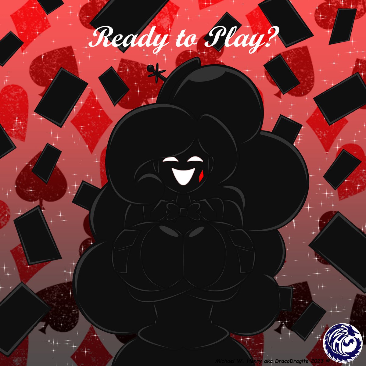 Here's a Teaser Pic of a new OC I have planned. As you can see, one of her traits has to do with playing cards. She just loves them. This character will make her official debut next month. I hope you'll enjoy the silly + crazy antics this new character will be involved in. ^^