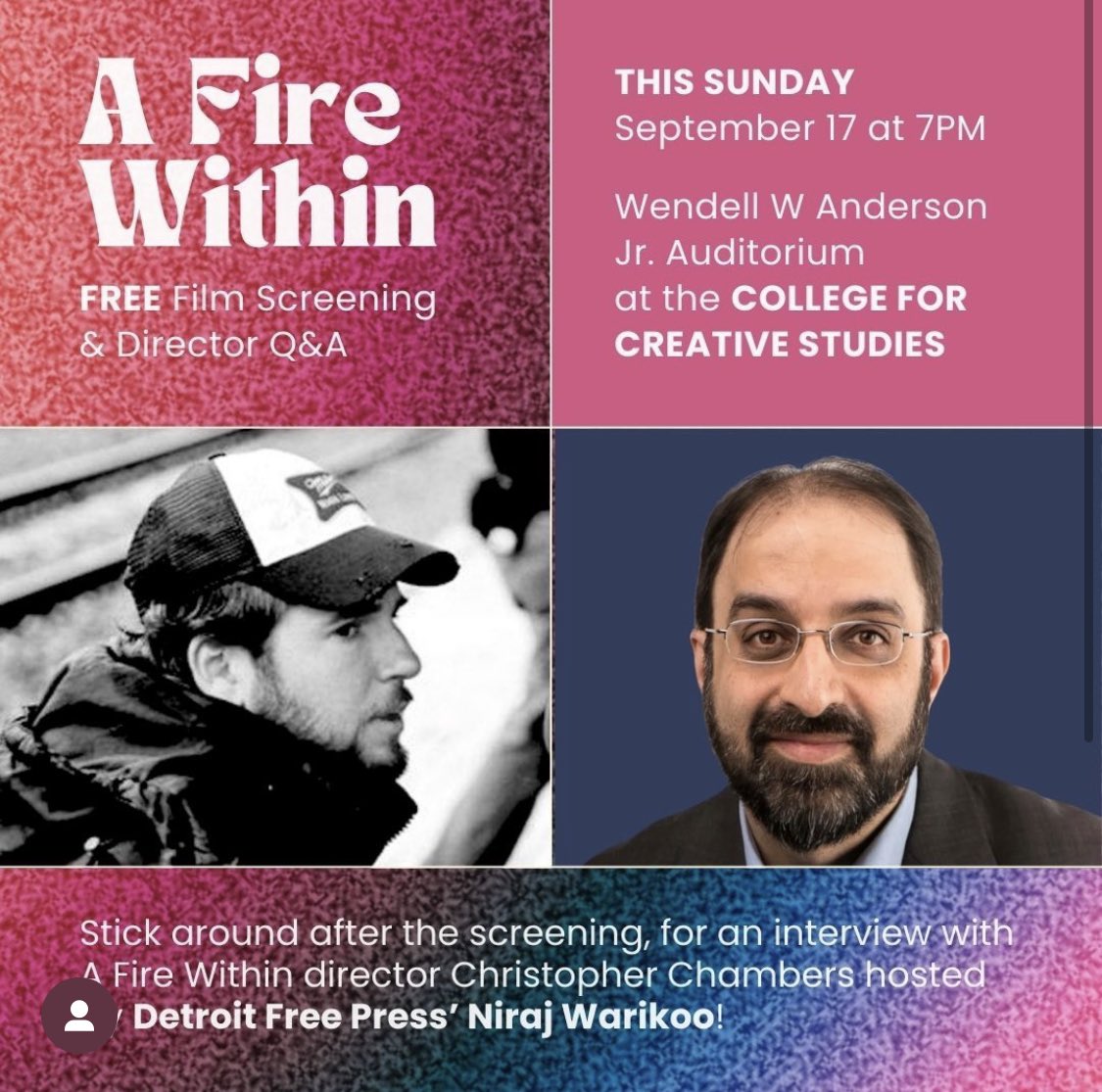 TheChambaz's tweet image. TONIGHT! A FIRE WITHIN’s film fest tour continues! Michigan Premiere in Detroit at the amazing Michigan Refugee Film Festival! @mirefugeefilmfest   Featuring Filmmaker Q&amp;amp;A w Detroit Free Press Journalist @nwarikoo Niraj Warikoo @freep @globaldet #detroit #afirewithindoc #inspire