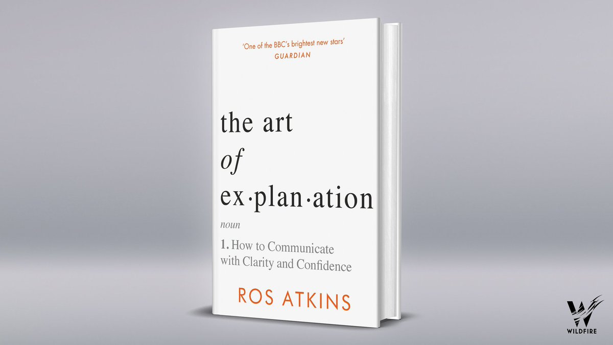 Got my advance copy couple months ago and it was my Summer read. Been a big fan of @BBCRosAtkins for a long time. One of the best communicators I’ve ever listened to.