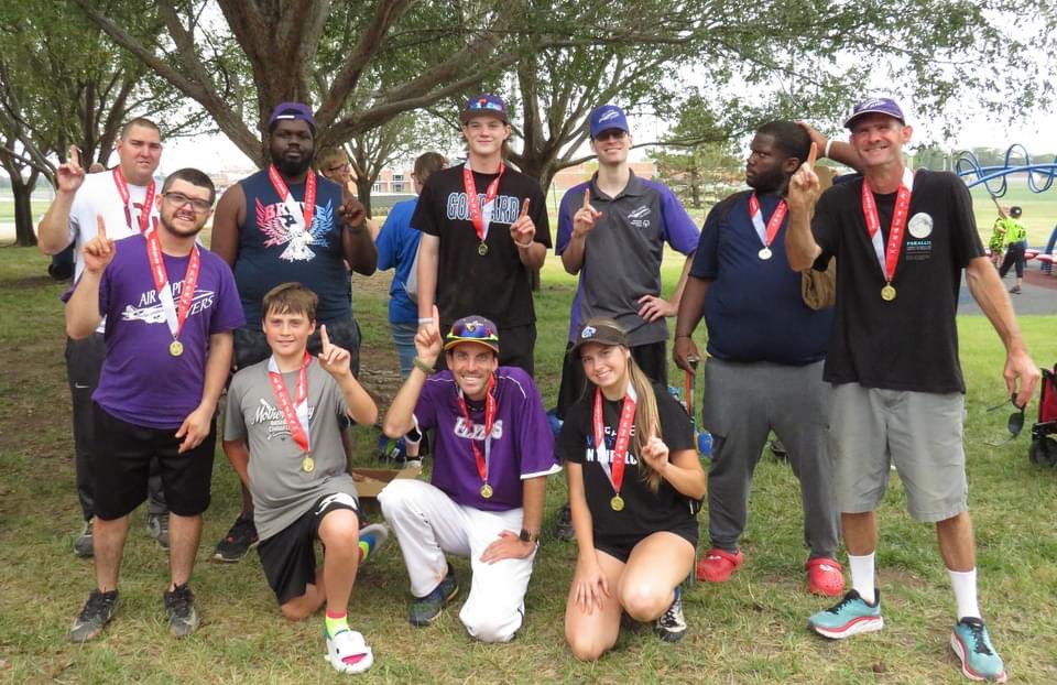 CWatkins2024's tweet photo. So honored to be asked to play with the Air Capital Flyers Unified Special Olympics Team again. My brother Eastin, @sadie_bowyer, and myself were the unified players. Took first in the regional tournament and on to state in two weeks! I played short stop 😂 #leftyswag #leftySS https://t.co/L2BffVjnup