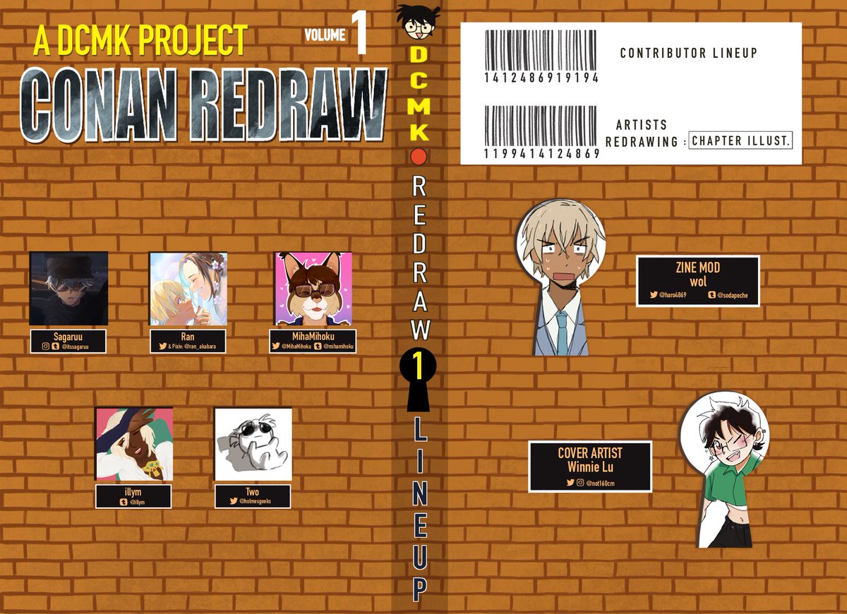 conanredraw's tweet photo. As we're now in the last stretch of our zine's creation period, it is time to unveil our artists, who have all been working hard to make this possible!

Starting today with our talented cover and chapter illustrations artists, as well as our mod! 
Check their accounts below ⬇️ https://t.co/bwzWqmQxqR