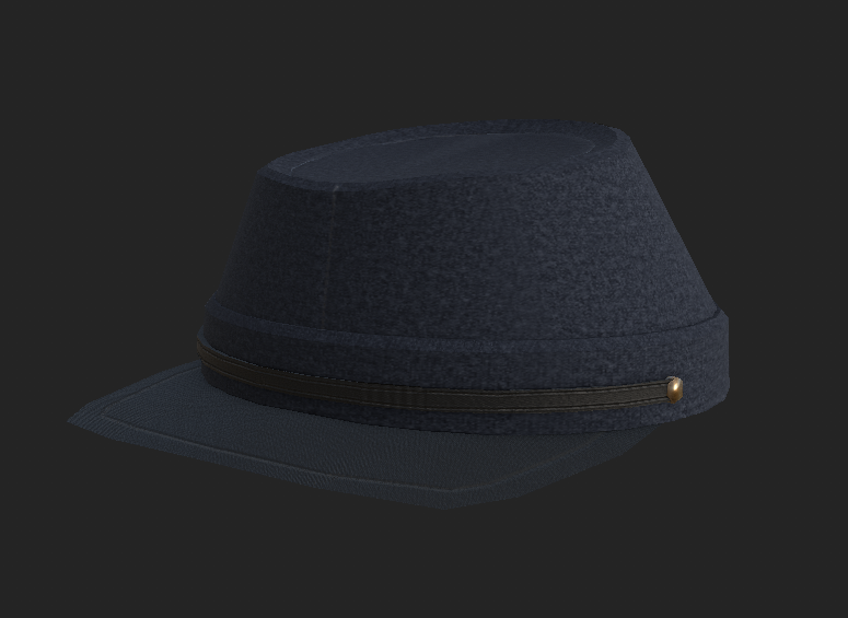 SlattMarsss's tweet photo. New hat I made - Kepi https://t.co/A7a6NkSkR0