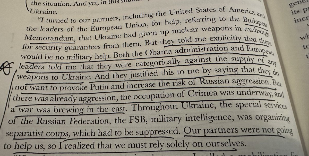 geogvma's tweet image. From an interview with Oleksandr Turchynov, acting President of Ukraine in 2014 during the annexation of Crimea. 

Remember this the next time some idiot starts trying to impress you with their knowledge of the “maidan coup.”

(From @ChristopherJM’s very good book)