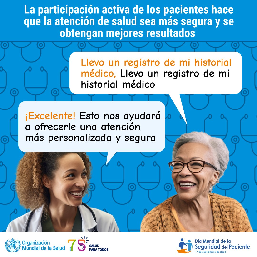 Nimbo_X's tweet photo. ¡Demos voz a los pacientes! 

Hoy celebramos el Día Mundial de Seguridad del Paciente 2023, donde se reconoce el papel vital de los pacientes, sus familiares y cuidadores.

Participa en esta iniciativa! ➡️ https://t.co/7vKEyEJsVG

#SeguridadDelPaciente #Salud #OMS #Paciente https://t.co/lHiGcaYHDj