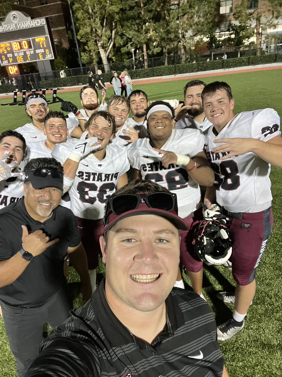 That 2-0 feeling! Back to back roads wins. Proud of this group! Allowed less than 100 yard rushing on back to back weeks. They just keep battling. Go Bucs! #DL #Zetas #FPT