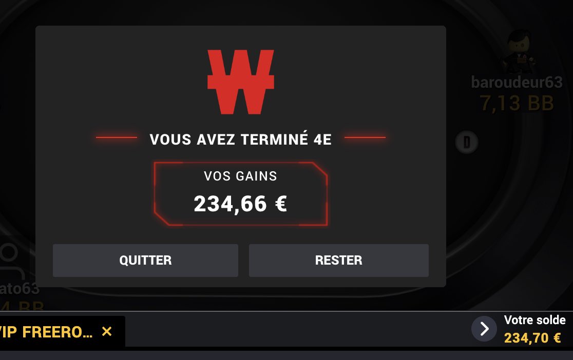 Merci <a href="/Winamax/">Winamax Poker 🔞</a> 🫣 #sauvé #freerollVIP 10177 joueurs 😂