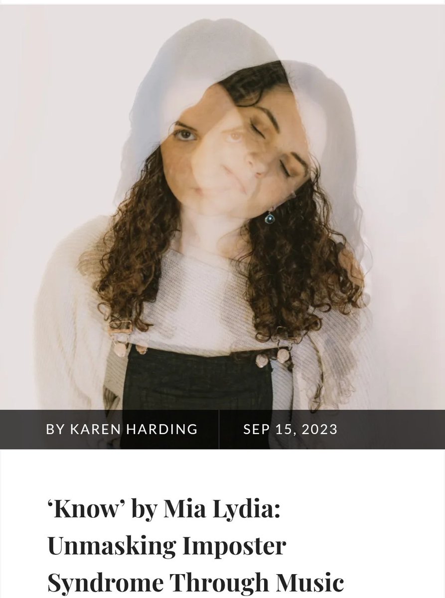 Sounds On The Couch (@soundscouch) on Twitter photo ‘Know’ by Mia Lydia: Unmasking Imposter Syndrome Through Music
You can read all about it at couchmag.life ‘Know’ by Mia Lydia: Unmasking Imposter Syndrome Through Music
You can read all about it at couchmag.life