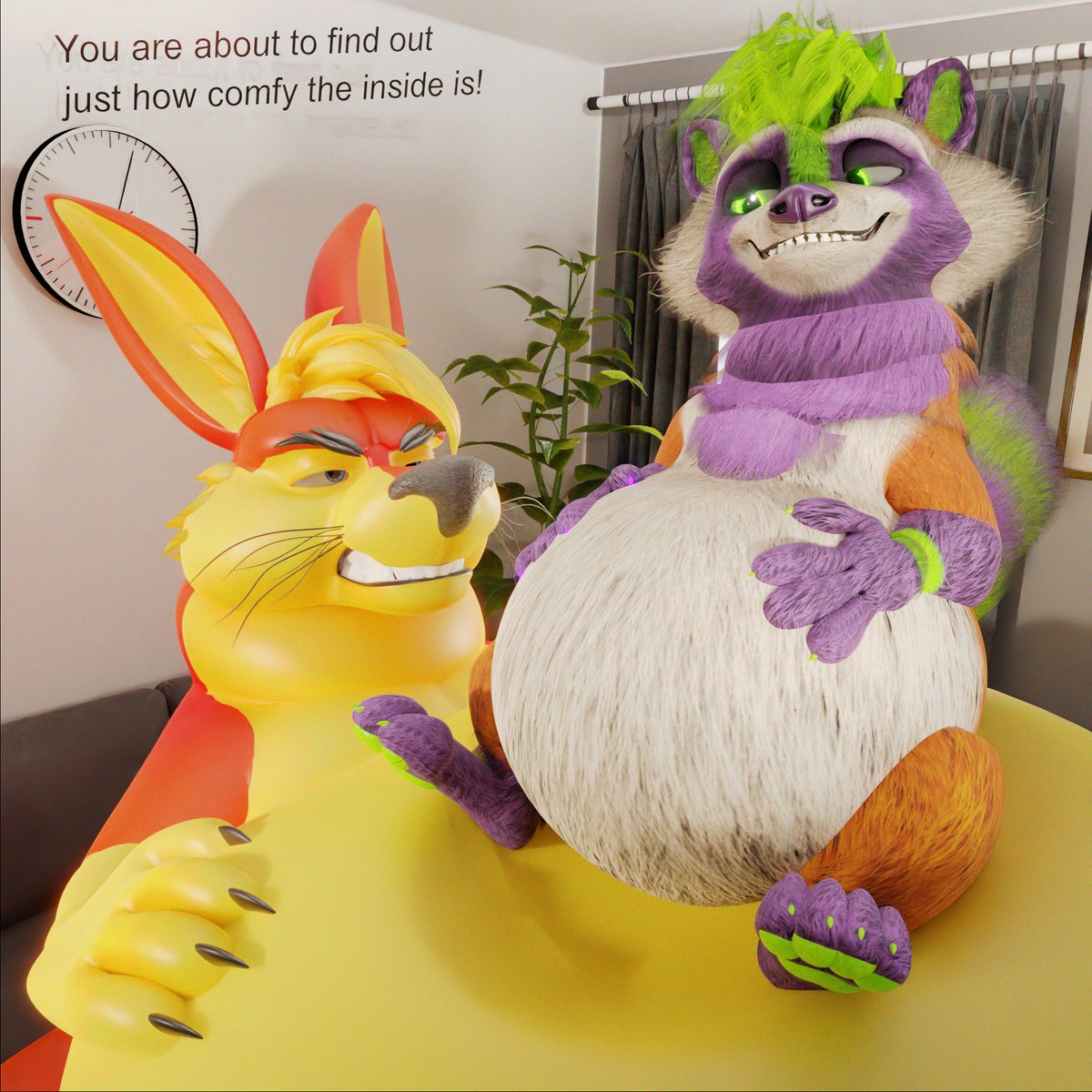 Its hard to watch movies when a raccoon keeps sitting infront of you and using you as a bean bag chair