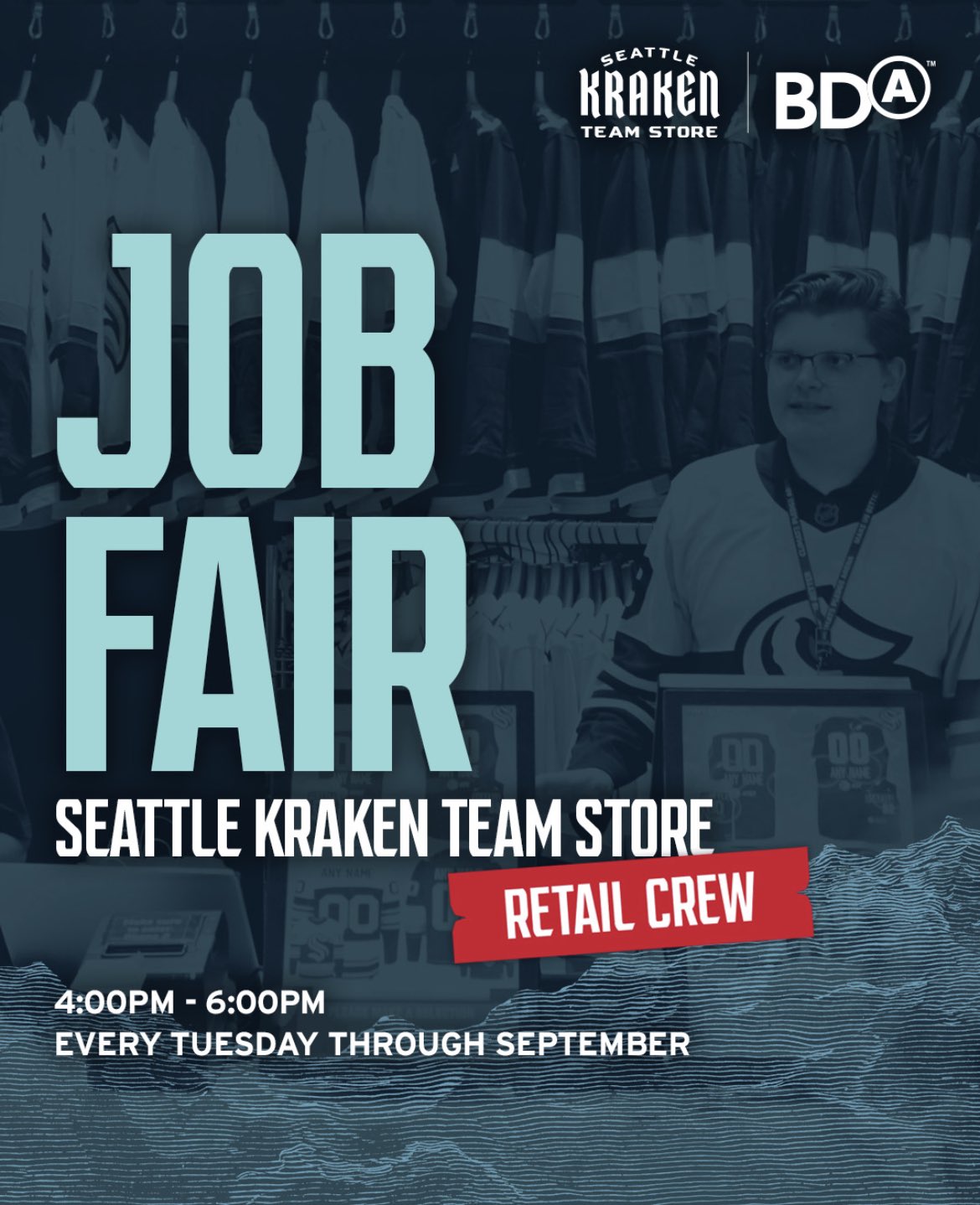 Seattle hockey Kraken gear now available for in-store sales