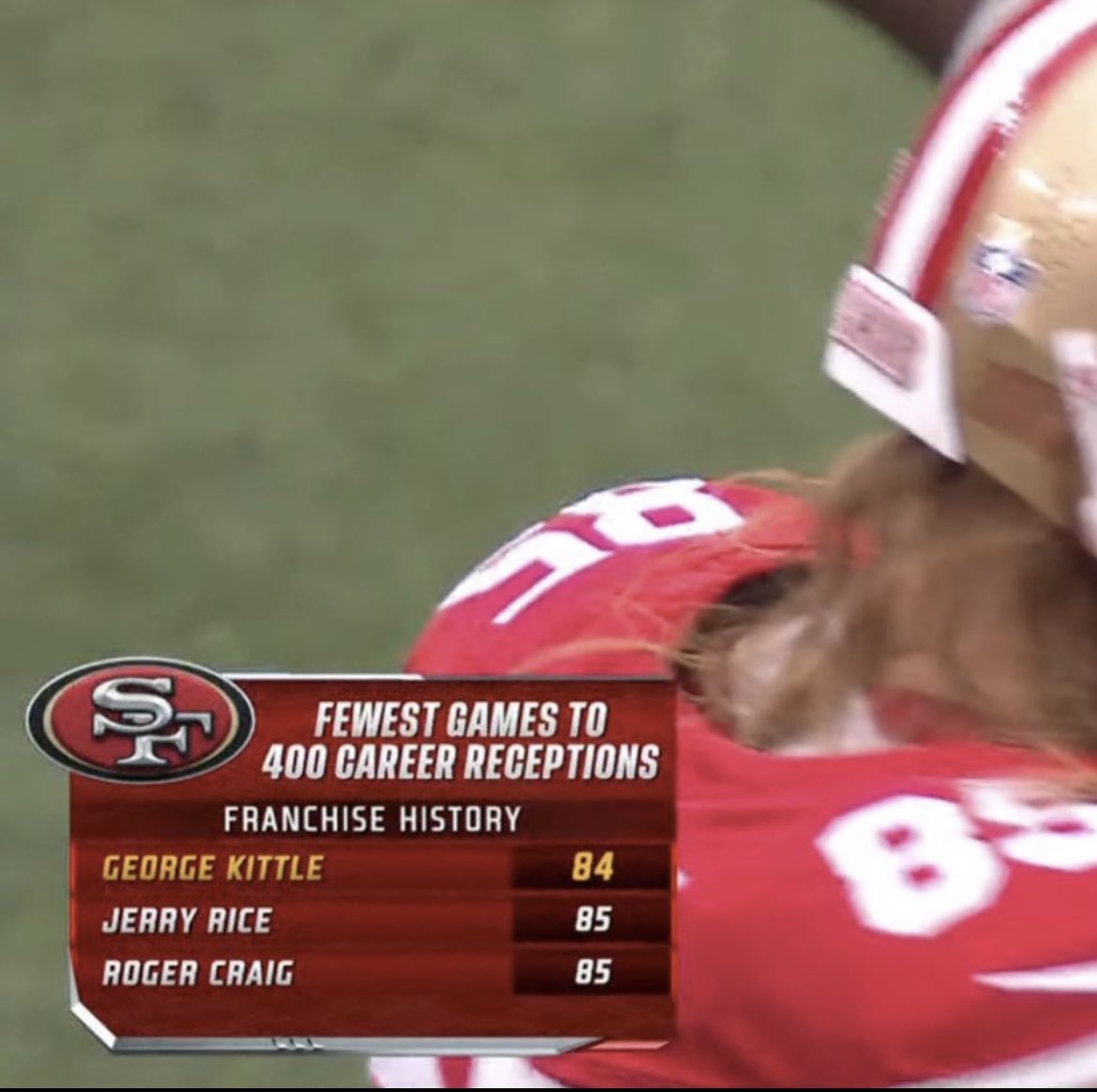 Stop asking me who I’m taking. It hasn’t changed <a href="/gkittle46/">George Kittle</a> LEGENDARY