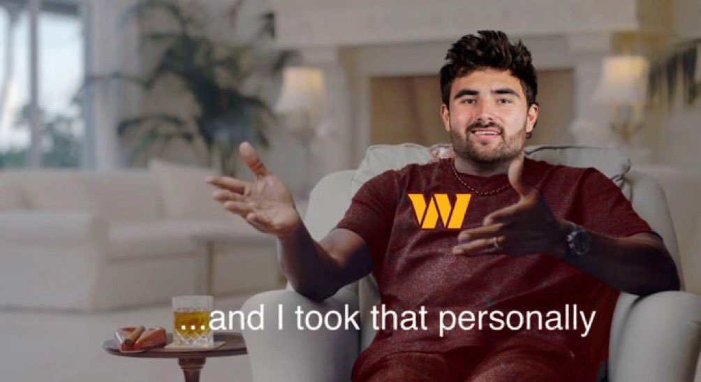 Xommanders's tweet image. Sam Howell #WASVSDEN