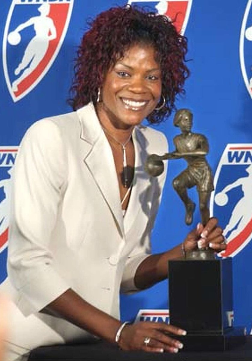 18 years ago today <a href="/airswoopes22/">Sheryl Swoopes</a> was named 2005 WNBA MVP, becoming the league's first three-time regular season MVP.

2000 MVP
2002 MVP
2005 MVP