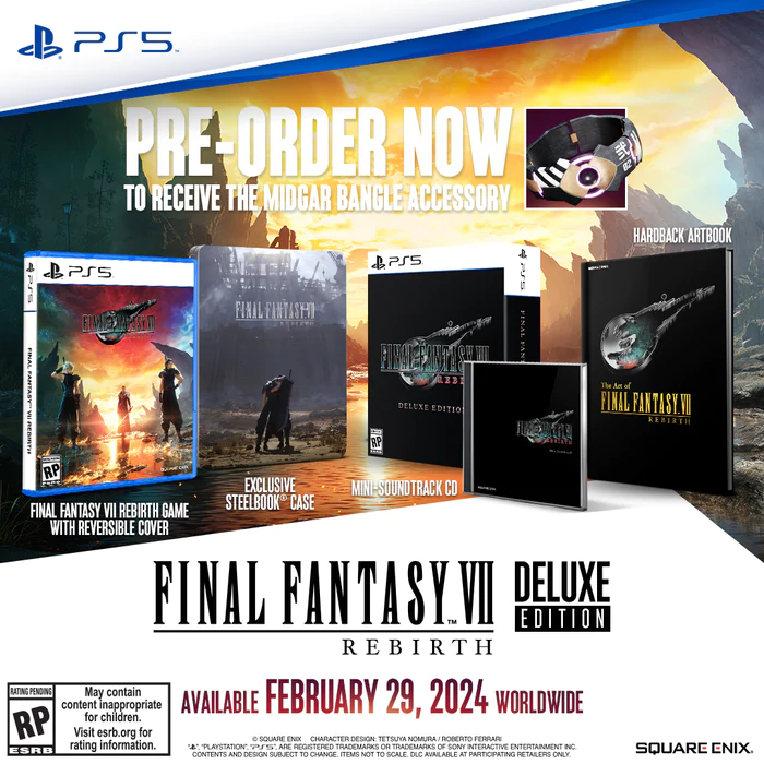 You can secure your Final Fantasy VII Rebirth Deluxe Edition now! mghty.pe/3Zth2dd