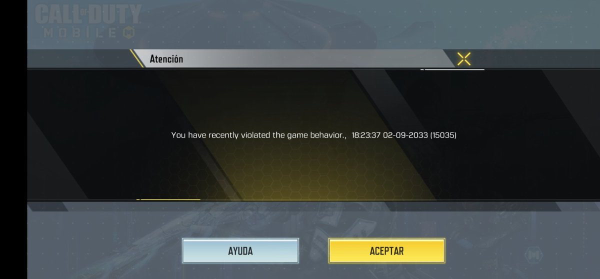 HENRYVELANDIA28's tweet photo. @PlayCODMobile I would love speed and agility in support, or at less a bit of respect for cod players, bans unjustified and no support or help. https://t.co/Dab3vcPlHu