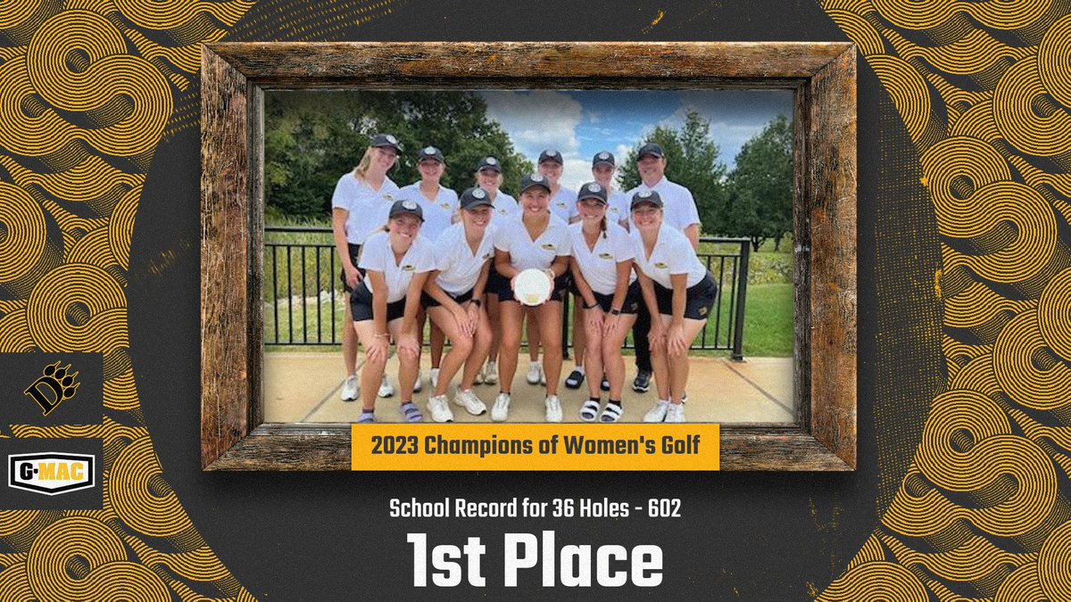 RECAP | <a href="/ODUPantherGolf/">ODU Panthers Golf</a> wins the Champions of Women's Golf title with a school record score of 602 for 36 holes! Abbey Dillon finished 2nd, tying the program record for an individual total. #ClawsOut

📰: bit.ly/48llxue