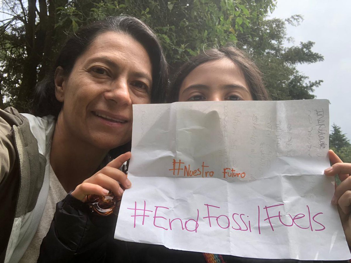 🌎 Por el futuro de nuestras y nuestros peques y nuestro maravilloso planeta, desde México nos unimos a la jornada global de lucha en contra de los combustibles fósiles 🌿 #EndFossilFuels #FastFairForever