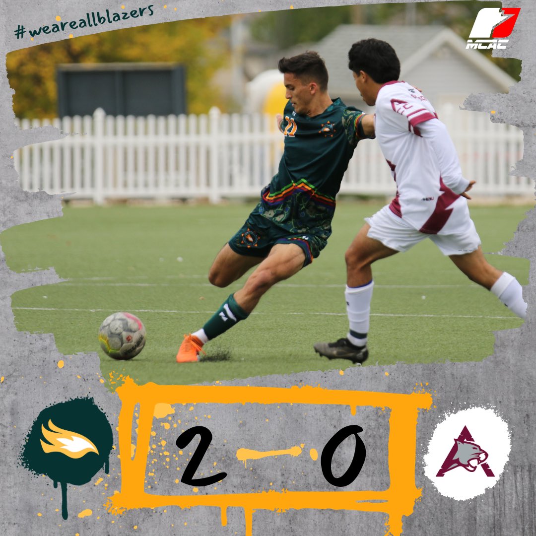 ⚽️ Blazers men’s soccer demonstrated their proficiency for set pieces in this afternoon’s rematch with @cougarsacc scoring from the penalty spot (H Umar) and from a free kick (Abreu) to take both halves of the home-and-home weekend series.

#weareallblazers #lovethedove 

🕊️