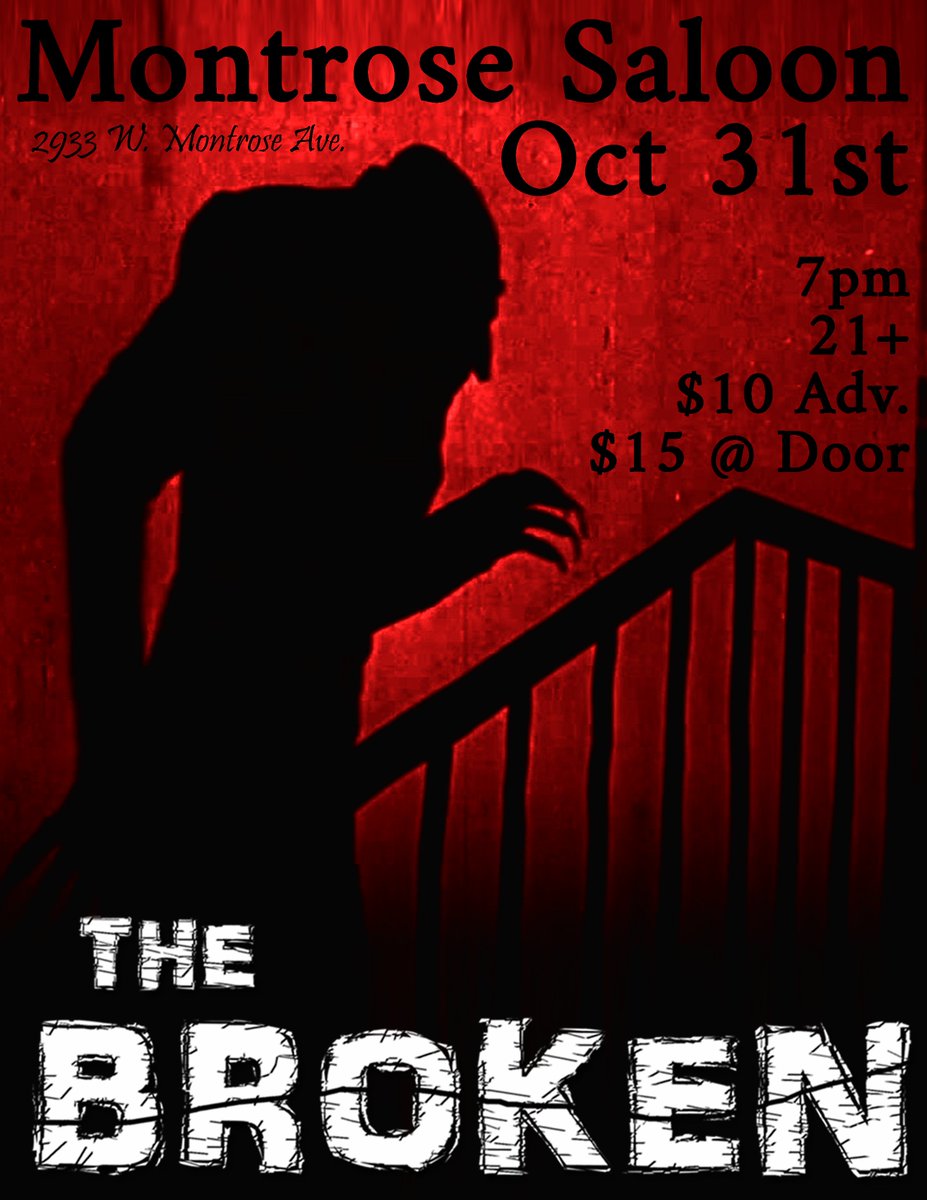 If you don't have plans for Halloween, you do now.

Oct 31st <a href="/MontroseSaloon/">Montrose Saloon</a>