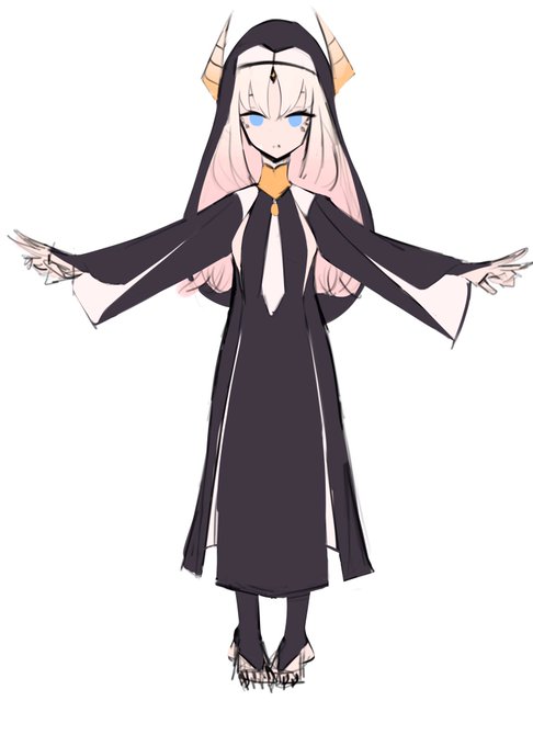 ちょっとえっちかもしれない魔族シスターちゃんです 