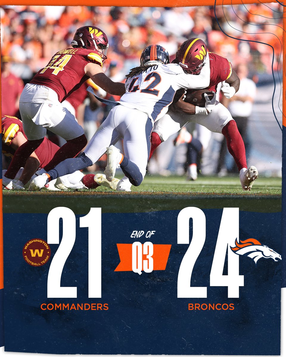Broncos's tweet image. After three.

#WASvsDEN