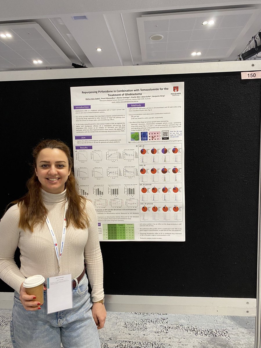Trypto_Ben's tweet photo. Do make a pit stop at poster 150 and chat with the lovely @VaezMahsa #NSWCancerConf2023 https://t.co/lcFQXevEkP