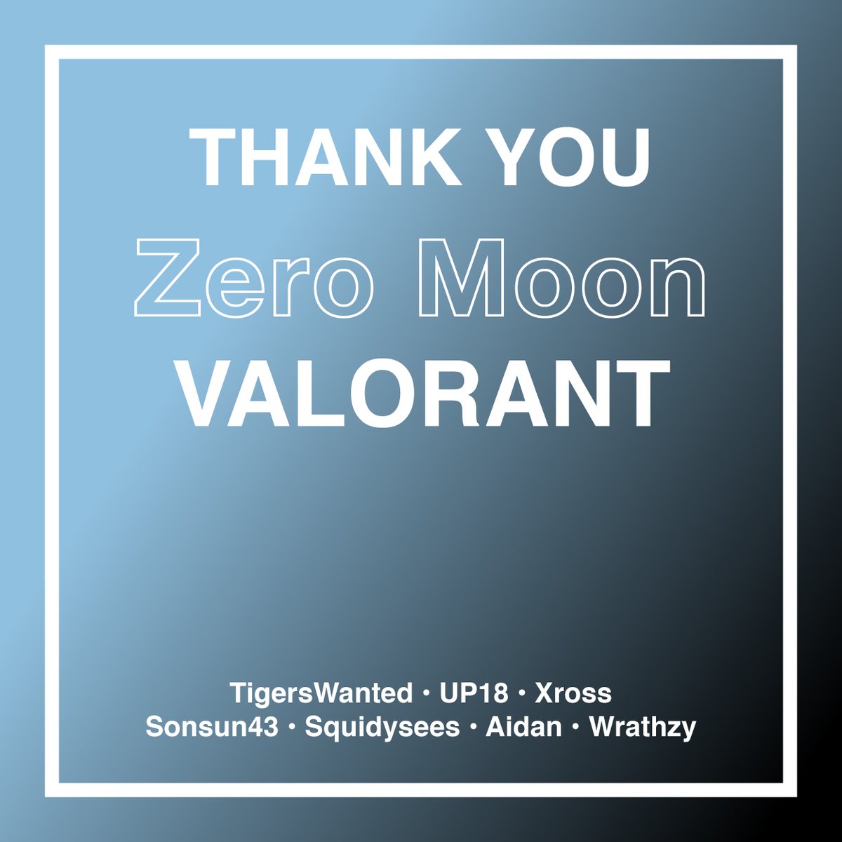 It's been a good run... Thank you to our Valorant team, we will unfortunately be releasing them in the middle of our season. #SeeTheLight