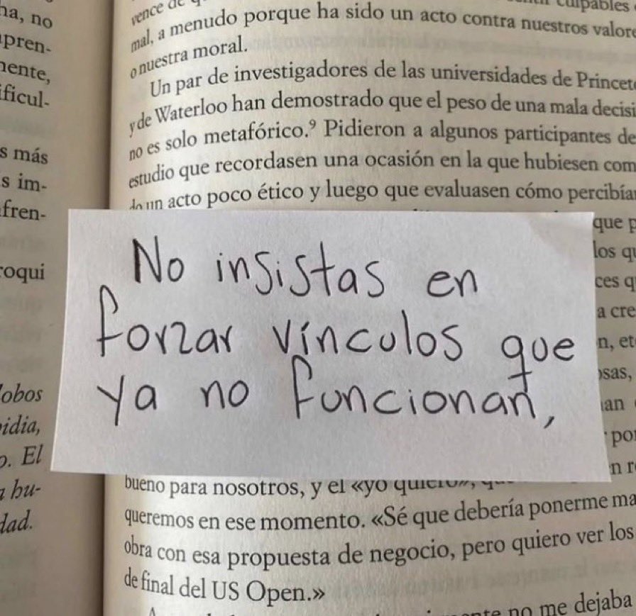 si no hay interés, no insistas