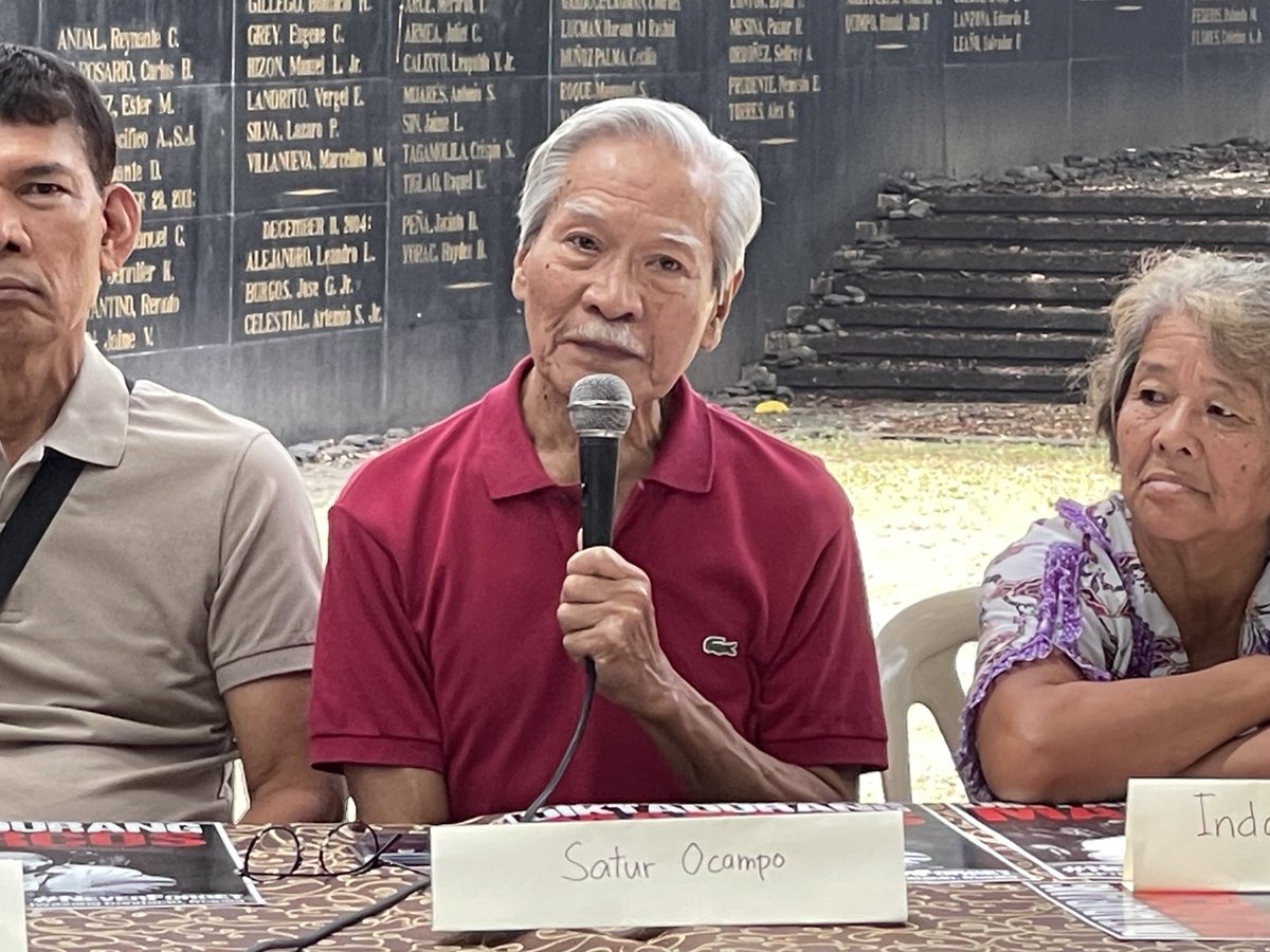 pinoyweekly's tweet photo. TINGNAN | Magsasama-sama ang iba’t ibang progresibong grupo sa paggunita sa deklarasyon ng batas militar ni Marcos Sr. sa darating na Setyembre 21. Ayon sa kanila, hindi dapat malimutan ang malagim na yugto ng kasaysayan na nagpapatuloy sa ilalim ni Marcos Jr. 📸Marc Abila https://t.co/LThFXNcFod
