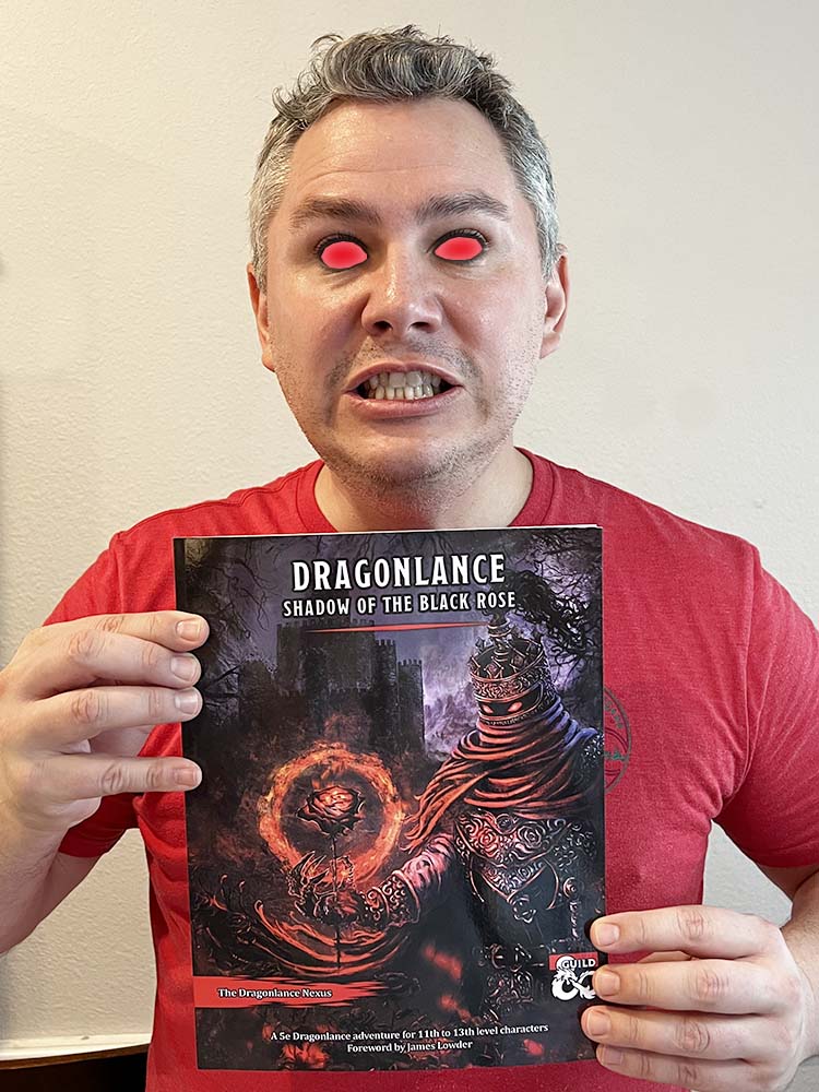 DLNexus's tweet photo. It's late, but #LordSoth doesn't sleep! Neither do his servants, apparently. #Dragonlance Shadow of the Black Rose is now available for Print on Demand on the @dms_guild ! Haven't seen it? Take a look here: https://t.co/IQDJvbjZQf https://t.co/qqgmjDwMZw
