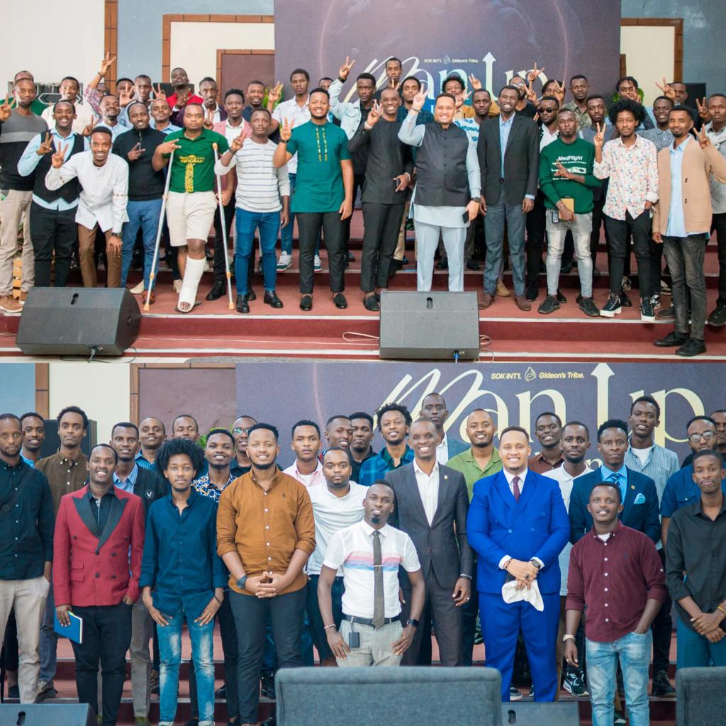 DubierGabriel's tweet photo. On the Behalf of Gedeons Tribe (SOK's Men) We say THANK YOU to all of you for participating in this year Mens Conference "MAN UP⬆️ 2023" @HubertSugira
and We Hope to see you next year for "MAN UP⬆️ 2024" in a greater glory ✌🏼
#manningup #thankful #gedeonstribe https://t.co/DnkxWHOHAl