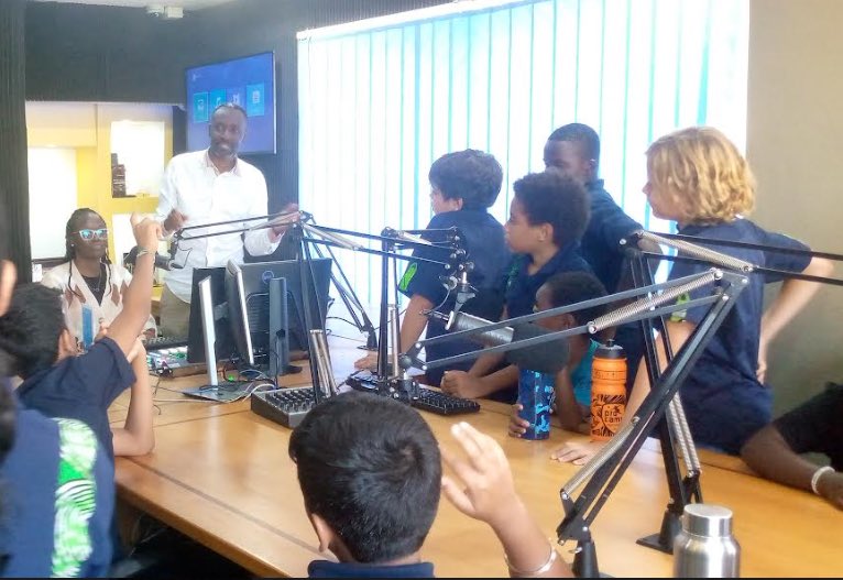 7Hillskampala's tweet photo. Year 7s visited Capital FM studios. They have been learning how to write radio broadcasts. As well, they are using time in Drama and Music to create different pieces to include in their live radio show planned for the end of the unit.
#CapitalFMUganda
#IMYC
#Kampala https://t.co/5kJDcvA45f