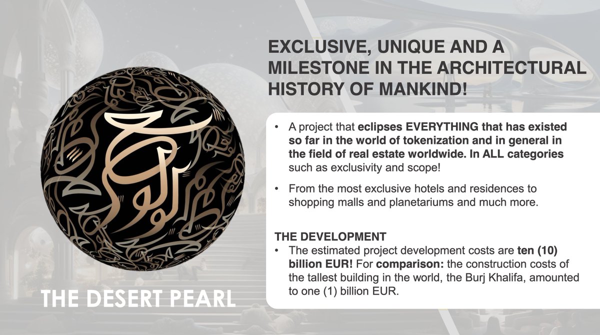 EXCLUSIVE, UNIQUE AND A MILESTONE IN THE ARCHITECTURAL HISTORY OF MANKIND!