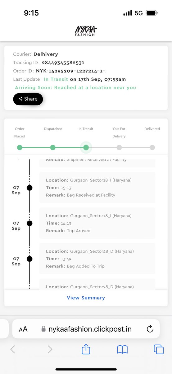 bhavikabatra's tweet photo. Wow @MyNykaa never have I ever come across a service provider that provides shit and not service. Doesn’t return your money neither delivers the package. I guess this is what is called daylight extortion! A delivery scheduled for 7th pending even on 18th https://t.co/iQgI9QuDRx