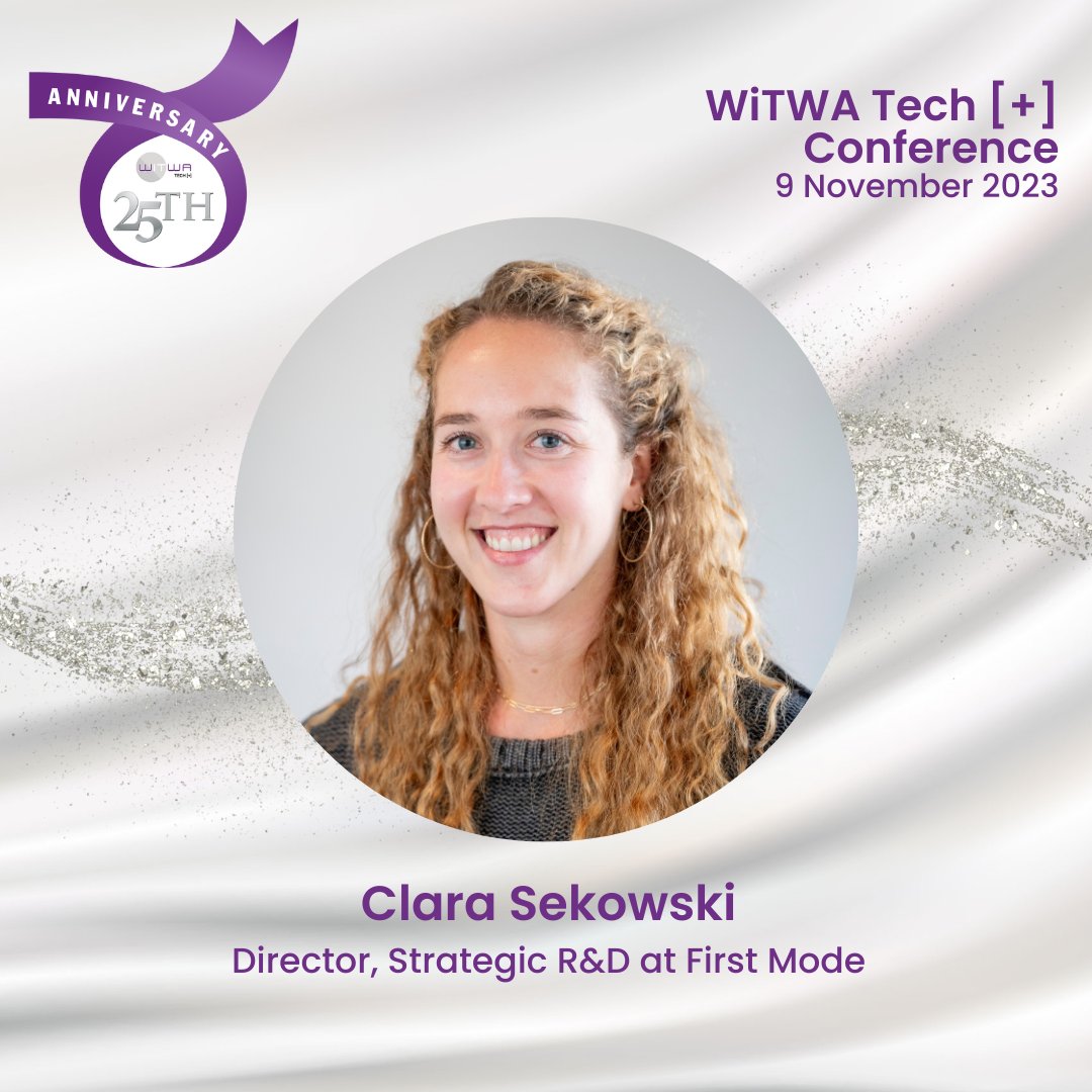 WITWA's tweet photo. 🗣️ WiTWA Tech [+] Conference Panelist: Clara Sekowski 

Book your spot at Tech [+] Conference before seats sell out: https://t.co/EjCdqikker

 #techplus23 #witwa #seeherbeher https://t.co/Otux8Mx5fR