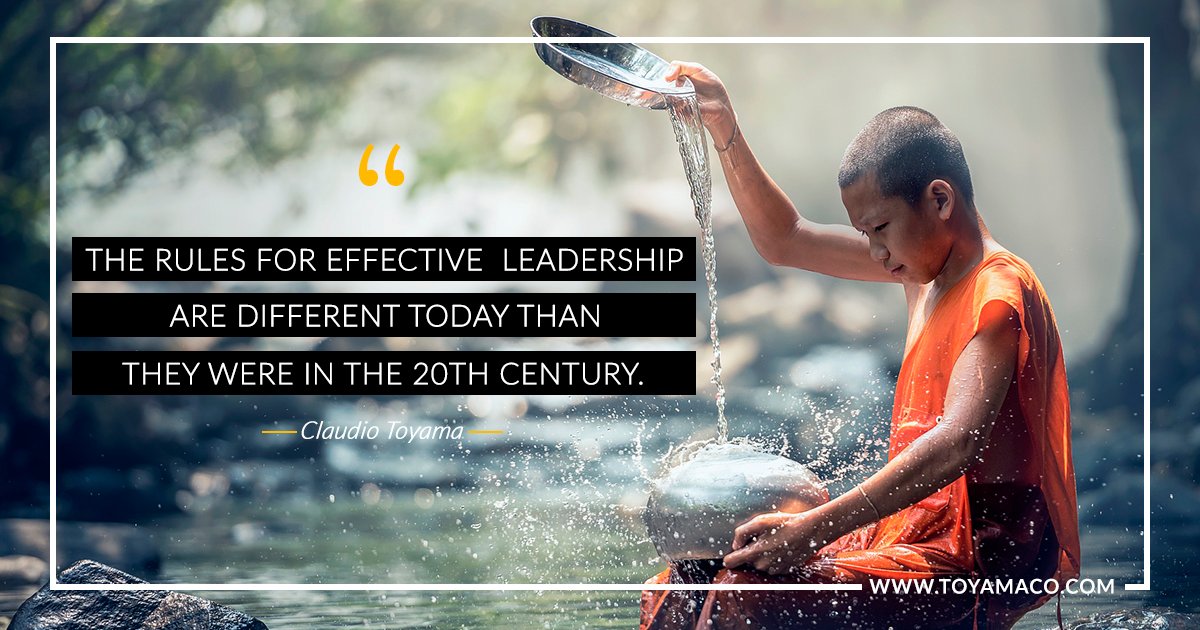 “The rules for effective leadership are different today than they were in the 20th century.” #SSVWay #effectiveleadership