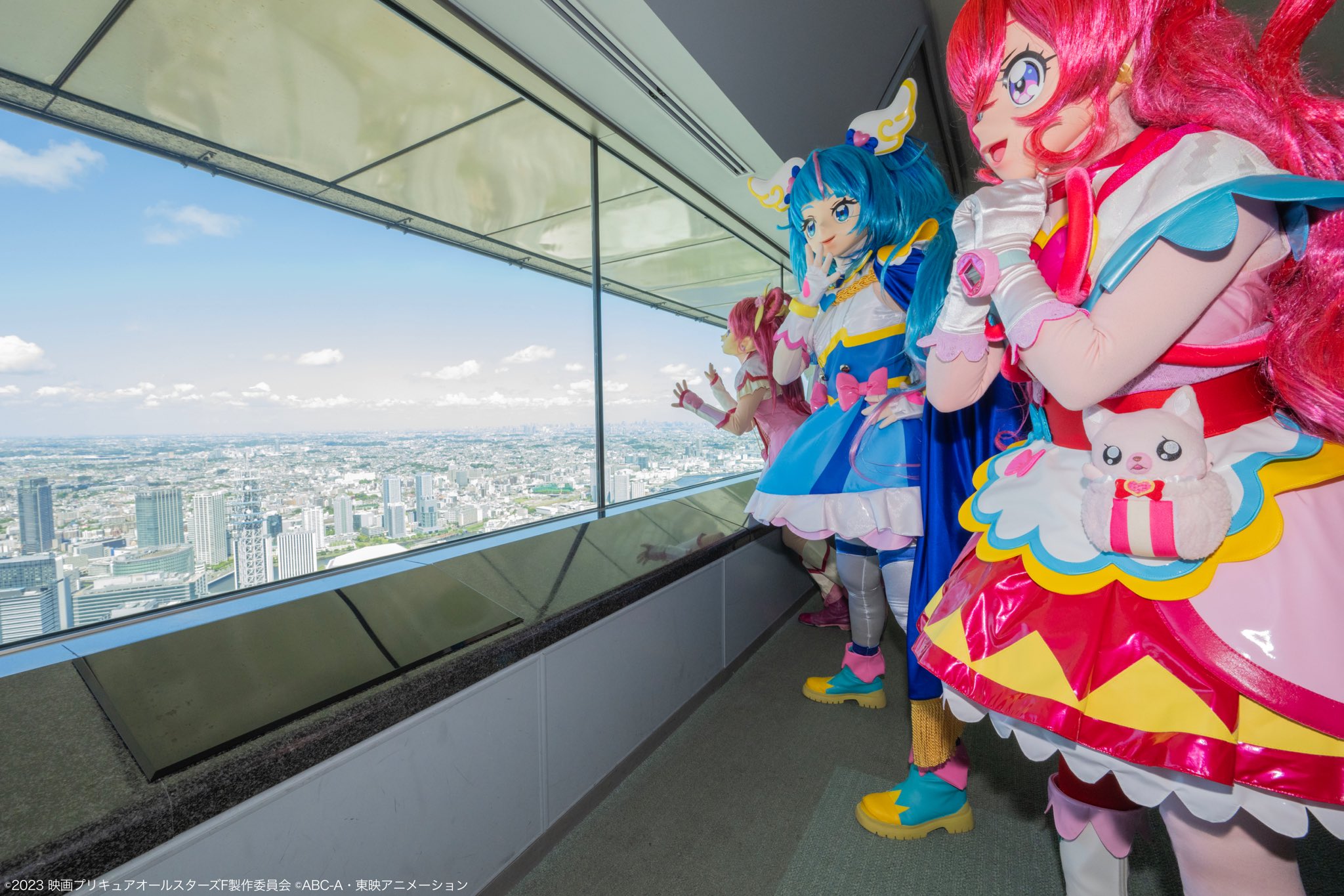 超レアセット】わんだふる プリキュア 映画 ランドマークタワー